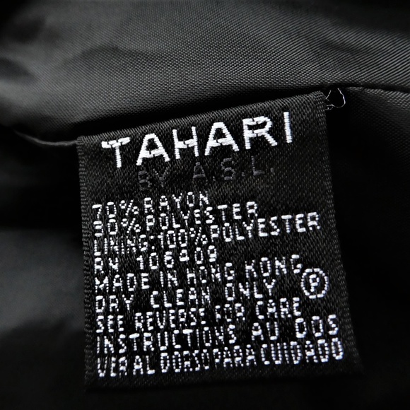 NEW Tahari Coat Blazer Long Plus NOS 14 Vintage Charcoal Lime Plus 14 - Picture 6 of 7